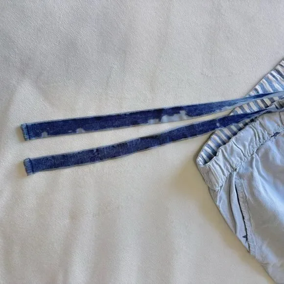 Aerie Star Printed Pajama Pants, Blue, Size Small - Picture 6 of 7